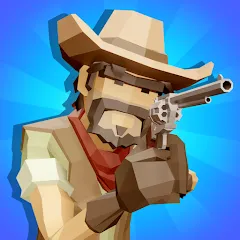 Скачать взлом Western Cowboy: Shooting Game (Вестерн Каубой)  [МОД Много денег] - полная версия apk на Андроид