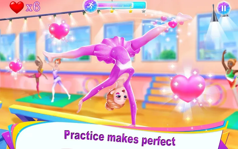 Gymnastics Queen (Джимнастикс Квин)  [МОД Много денег] Screenshot 4