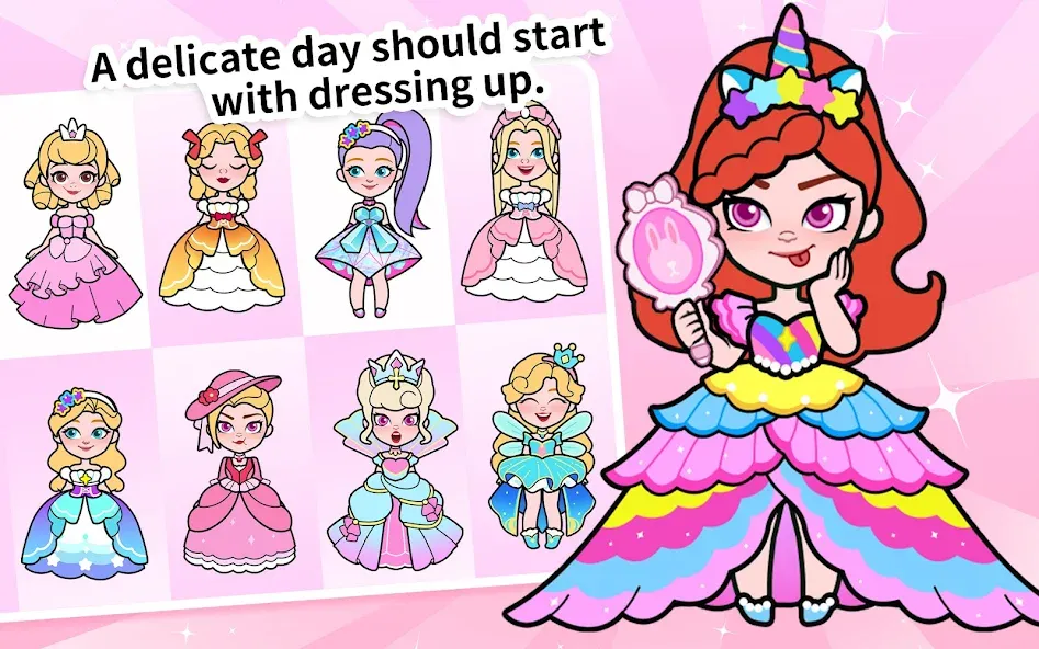 Paper Princess's Dream Castle  [МОД Бесконечные монеты] Screenshot 2