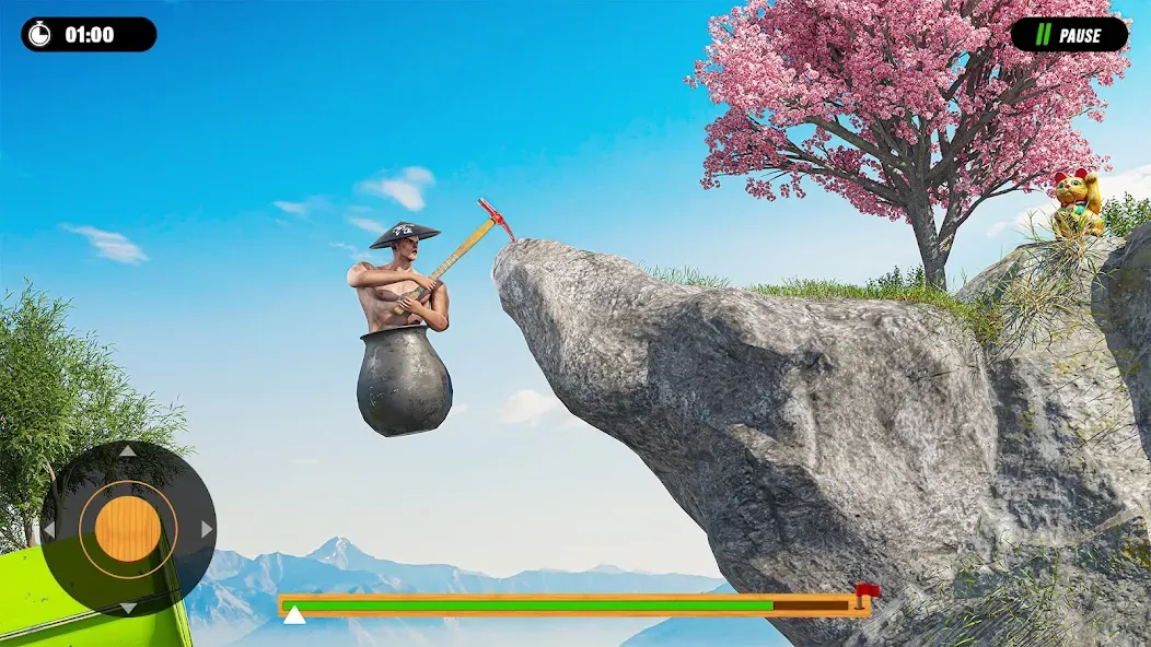 Hammer Climber Man: Pot Man 3D  [МОД Бесконечные монеты] Screenshot 1