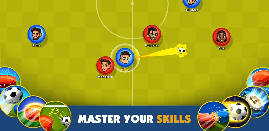 Super Soccer 3v3 (Online) (упер футбол 3 на 3)  [МОД Бесконечные монеты] Screenshot 2