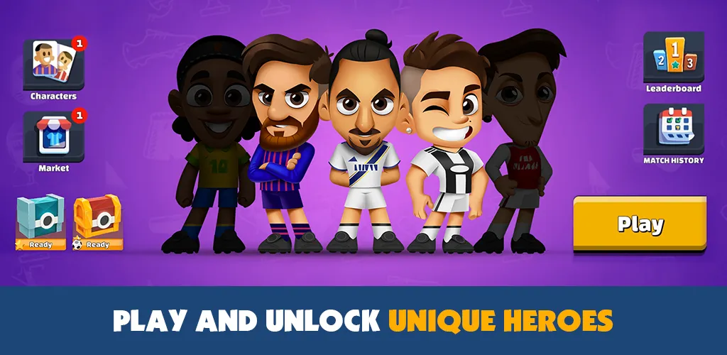 Super Soccer 3v3 (Online) (упер футбол 3 на 3)  [МОД Бесконечные монеты] Screenshot 3