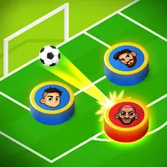 Взлом Super Soccer 3v3 (Online) (упер футбол 3 на 3)  [МОД Бесконечные монеты] - стабильная версия apk на Андроид