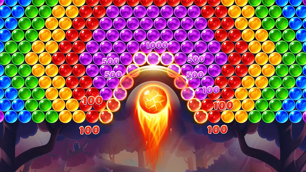 Bubble Shooter Genies  [МОД Бесконечные деньги] Screenshot 1