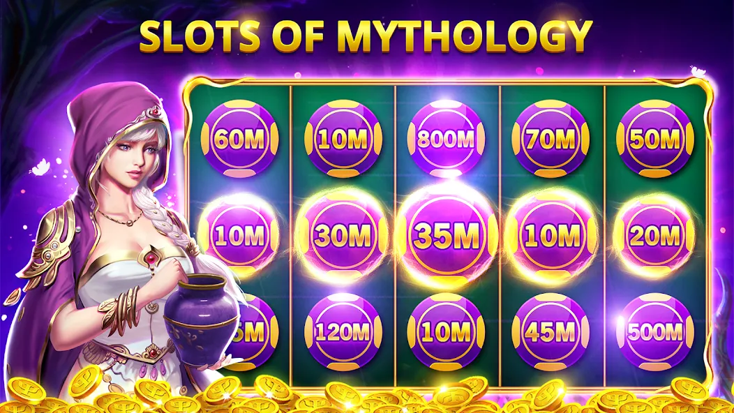 Slots Myth - Slot Machines  [МОД Unlimited Money] Screenshot 2