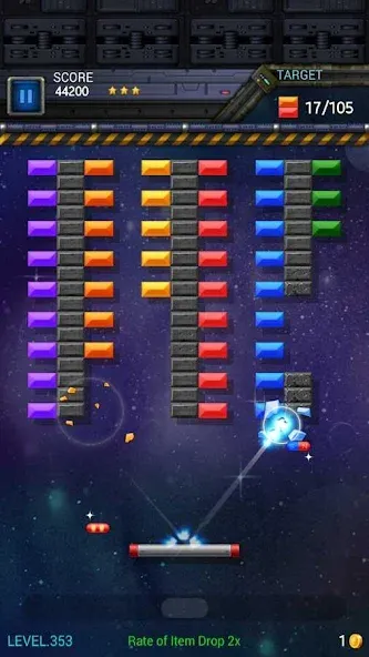 Brick Breaker Star: Space King  [МОД Unlocked] Screenshot 4