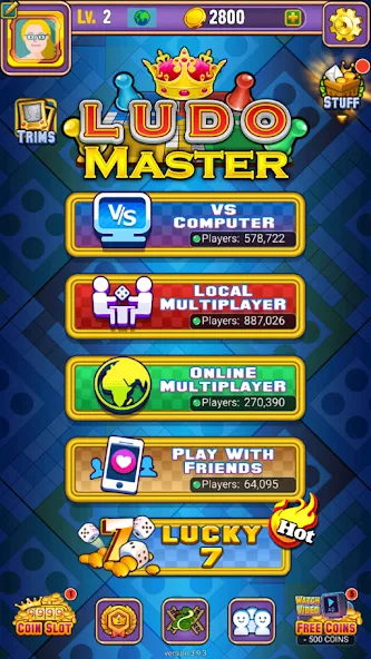 Ludo Master™ - Ludo Board Game (Лудо Мастер)  [МОД Бесконечные монеты] Screenshot 4