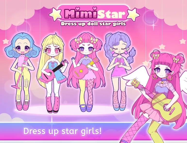 Mimistar dress up chibi doll (Министар)  [МОД Все открыто] Screenshot 1