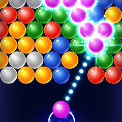 Взломанная Bubble Shooter Games  [МОД Unlocked] - стабильная версия apk на Андроид