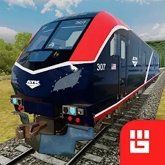 Взлом Train Simulator PRO USA (Трейн Симулятор ПРО США)  [МОД Menu] - последняя версия apk на Андроид