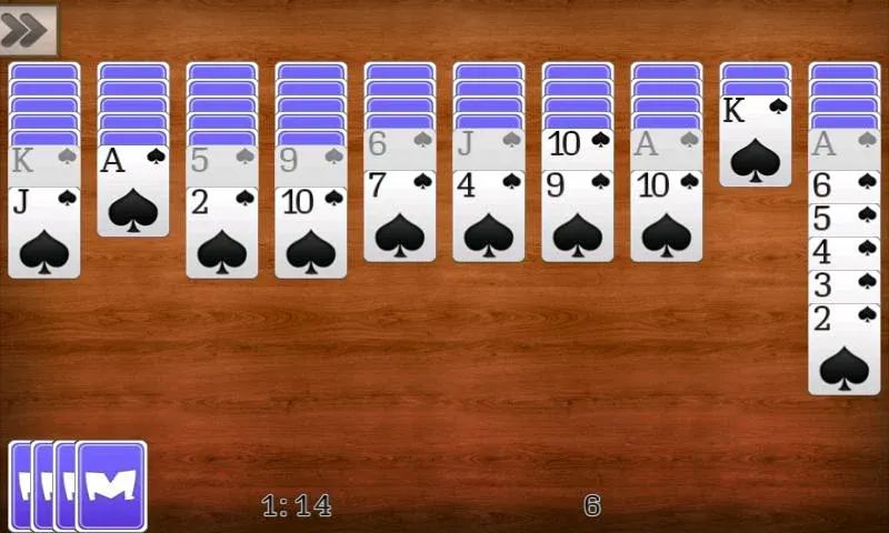 Spider Solitaire  [МОД Много монет] Screenshot 2