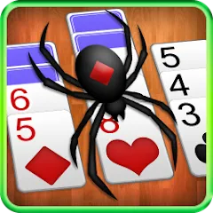 Скачать взломанную Spider Solitaire  [МОД Много монет] - стабильная версия apk на Андроид