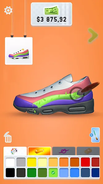 Sneaker Art! - Coloring Games  [МОД Unlimited Money] Screenshot 3