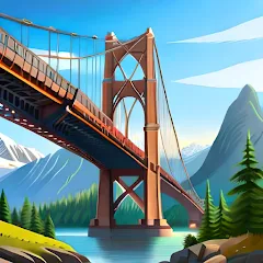 Взлом Bridgezz: Bridge Construction (Бриджзз)  [МОД Menu] - последняя версия apk на Андроид