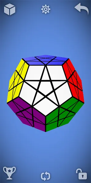 Magic Cube Rubik Puzzle 3D  [МОД Много монет] Screenshot 3