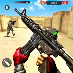 Взлом FPS Commando Terrorist Strike (ФПС Коммандос Террористический Удар)  [МОД Unlocked] - последняя версия apk на Андроид