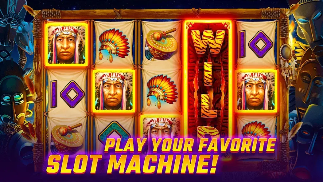 Slots WOW Casino Slot Machine (Слотс ВОУ)  [МОД Много денег] Screenshot 5