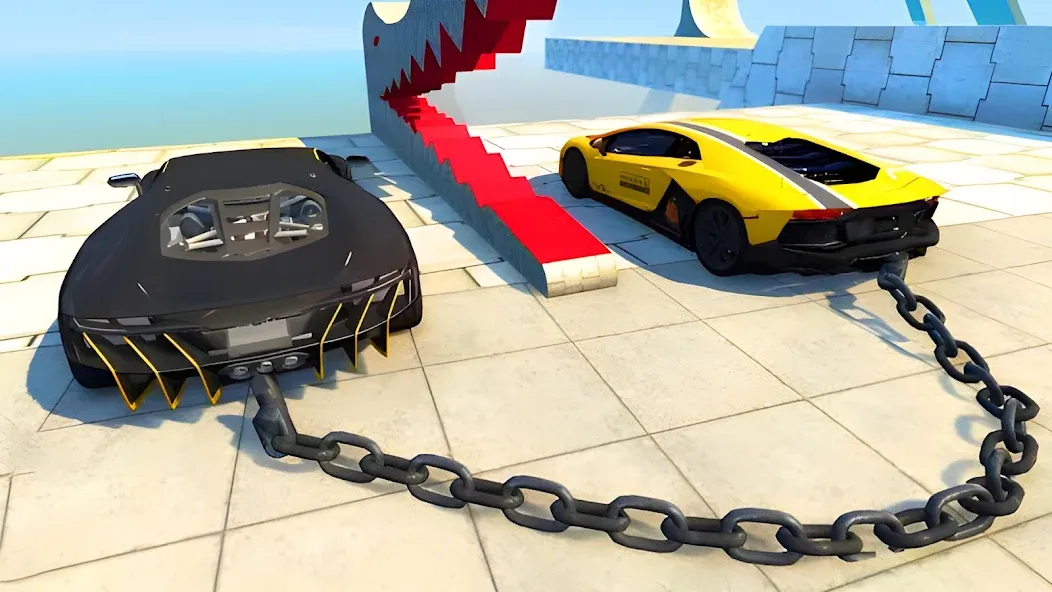 Stunt Car Crash (Стант Кар Краш)  [МОД Бесконечные деньги] Screenshot 2