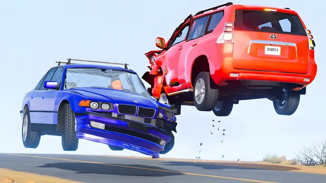 Stunt Car Crash (Стант Кар Краш)  [МОД Бесконечные деньги] Screenshot 3