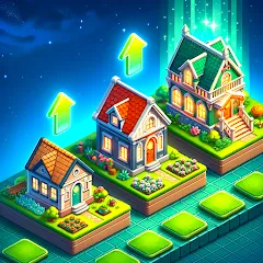 Взлом Merge HomeTown: Merge Games  [МОД Mega Pack] - полная версия apk на Андроид