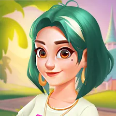 Взломанная Gossip Harbor®: Merge & Story (Госсип Харбор)  [МОД Все открыто] - полная версия apk на Андроид