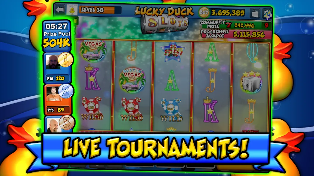 Lucky Duck Slots (Лаки Дак Слотс)  [МОД Меню] Screenshot 3