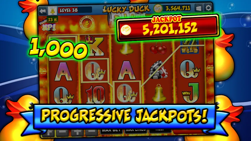 Lucky Duck Slots (Лаки Дак Слотс)  [МОД Меню] Screenshot 4