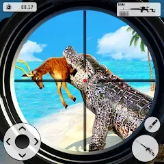 Скачать взлом Crocodile Hunting Animal Games (Крокодил Охота Игры с животными)  [МОД Много монет] - полная версия apk на Андроид