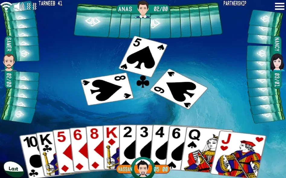 Golden Card Games Tarneeb Trix (Голден Кард Геймс Тарниб Трикс)  [МОД Unlocked] Screenshot 1