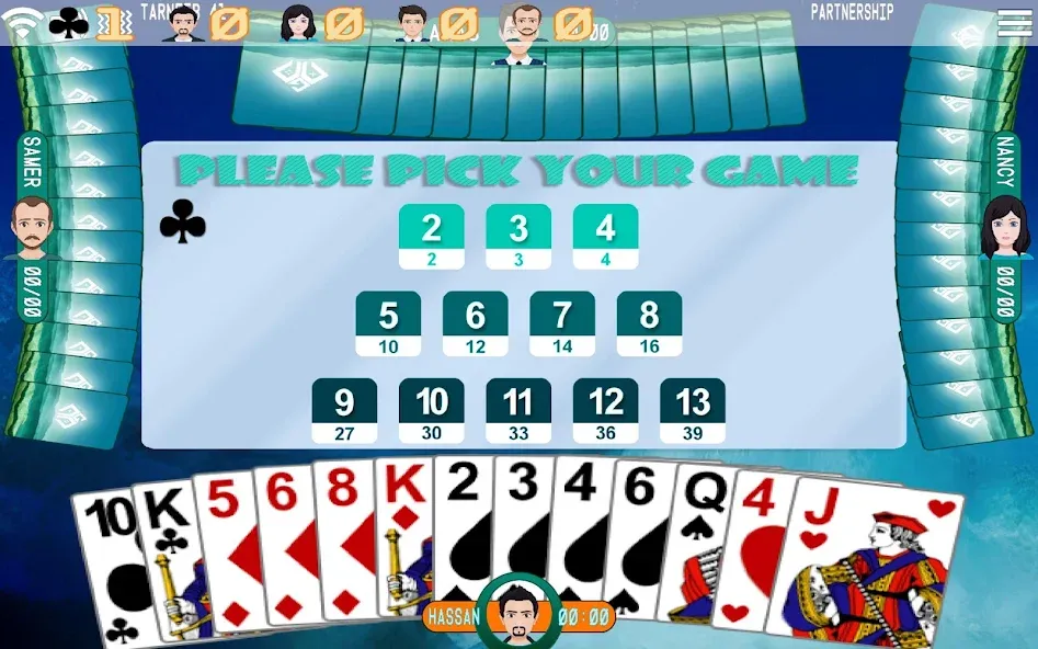 Golden Card Games Tarneeb Trix (Голден Кард Геймс Тарниб Трикс)  [МОД Unlocked] Screenshot 4