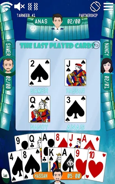 Golden Card Games Tarneeb Trix (Голден Кард Геймс Тарниб Трикс)  [МОД Unlocked] Screenshot 5