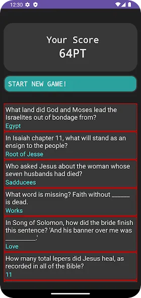 Bible Trivia (Библейские загадки)  [МОД Меню] Screenshot 3