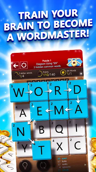 Wordament® by Microsoft (Майкрософт Вордамент)  [МОД Бесконечные деньги] Screenshot 1