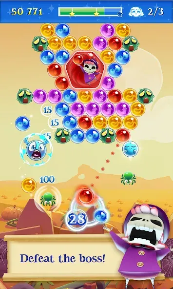 Bubble Witch 2 Saga (Бабл Витч 2 Сага)  [МОД Бесконечные деньги] Screenshot 2