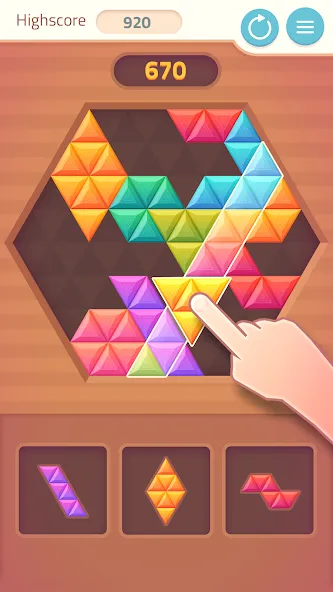 Triangles & Blocks (Полиблок)  [МОД Unlocked] Screenshot 2