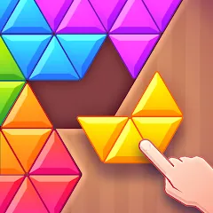 Взломанная Triangles & Blocks (Полиблок)  [МОД Unlocked] - полная версия apk на Андроид