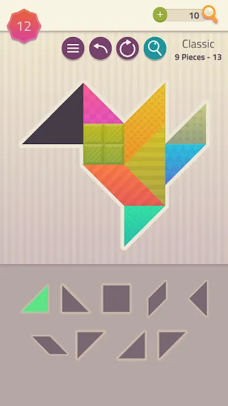 Polygrams - Tangram Puzzles (Полиграммы)  [МОД Unlimited Money] Screenshot 2