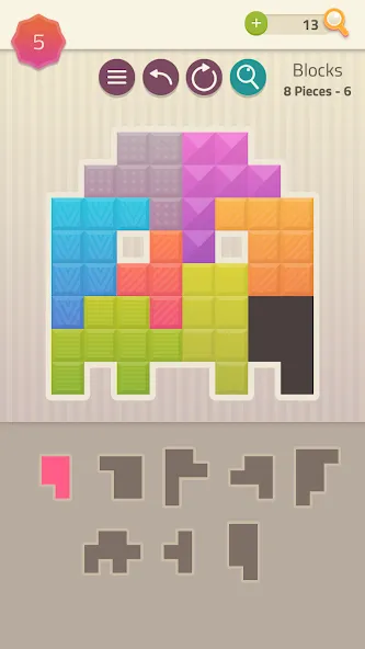 Polygrams - Tangram Puzzles (Полиграммы)  [МОД Unlimited Money] Screenshot 5