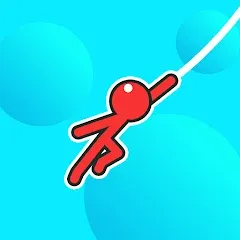 Взломанная Stickman Hook  [МОД Меню] - полная версия apk на Андроид