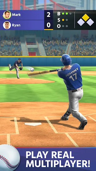 Baseball: Home Run Sports Game (Бейсбол)  [МОД Unlocked] Screenshot 1