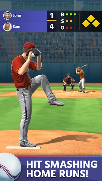 Baseball: Home Run Sports Game (Бейсбол)  [МОД Unlocked] Screenshot 2