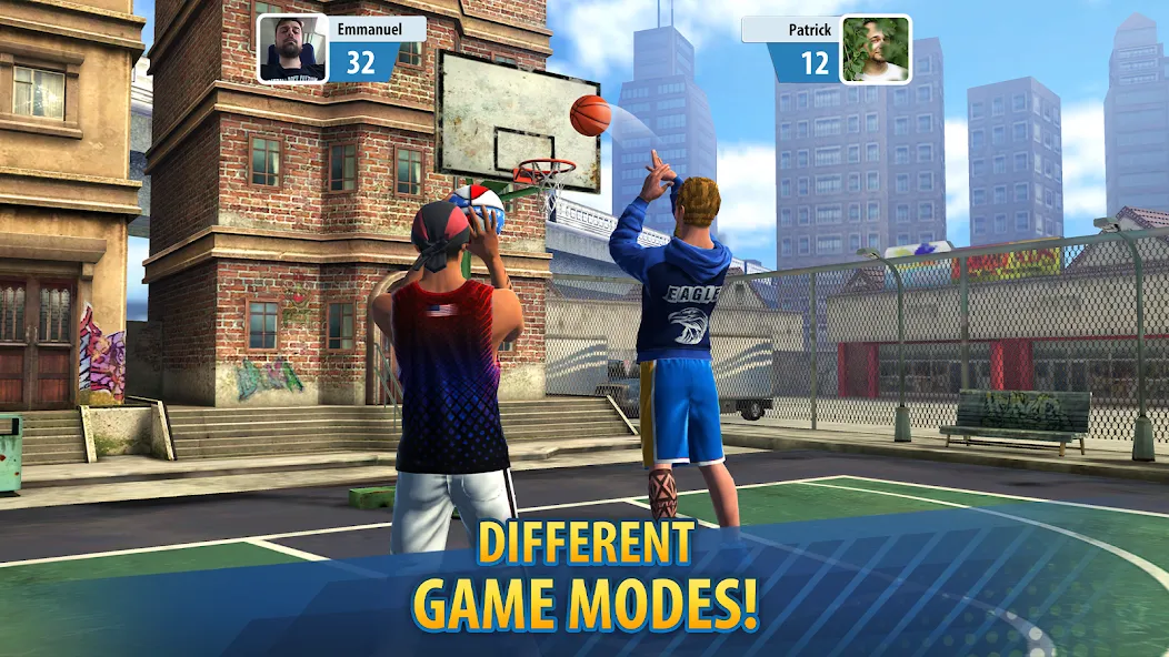 Basketball Stars: Multiplayer (Баскетбол Старс)  [МОД Меню] Screenshot 5