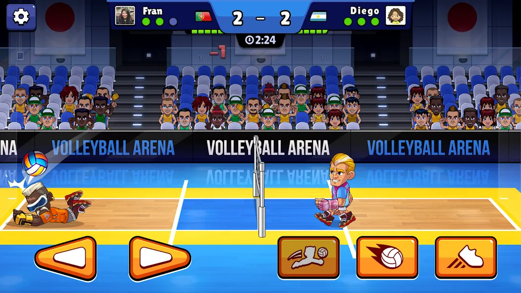 Volleyball Arena: Spike Hard (Волейбольная арена)  [МОД Меню] Screenshot 1