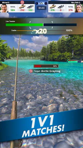 Ultimate Fishing! Fish Game  [МОД Бесконечные деньги] Screenshot 2