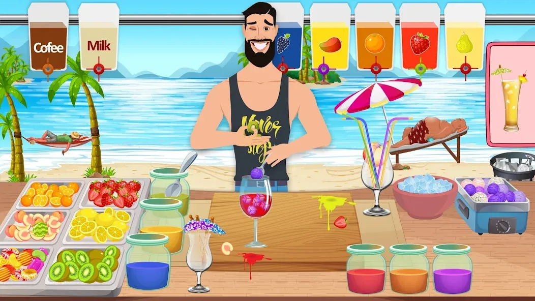 Boba cocktail:DIY recipe games  [МОД Меню] Screenshot 2