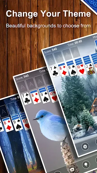 Solitaire Card Game (Солитер карточная игра)  [МОД Много монет] Screenshot 3