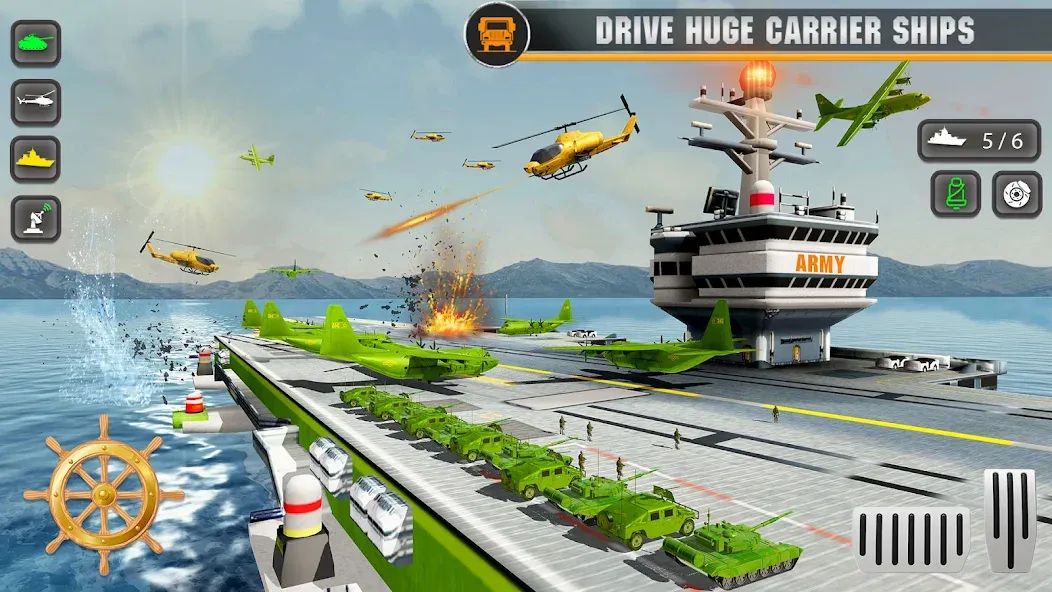 Army Transport Military Games  [МОД Много денег] Screenshot 5