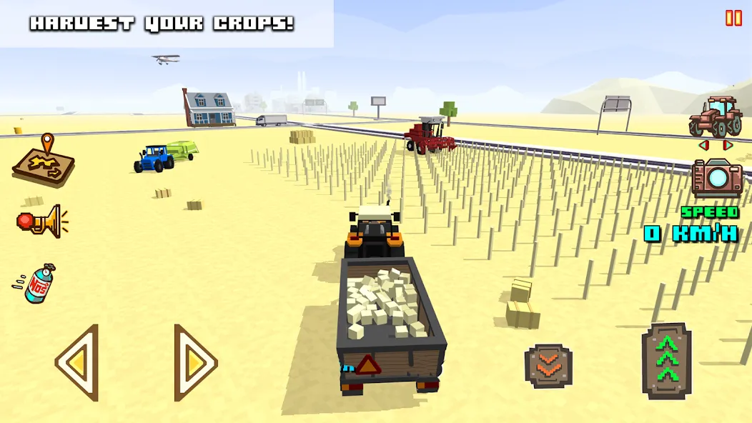 Blocky Farm Racing & Simulator  [МОД Меню] Screenshot 4