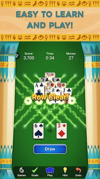 Pyramid Solitaire - Card Games (Пирамида Солитер)  [МОД Бесконечные монеты] Screenshot 4