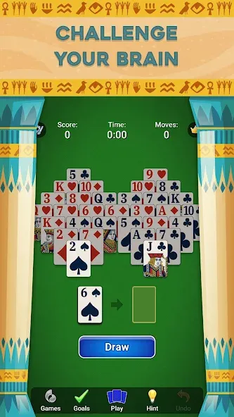 Pyramid Solitaire - Card Games (Пирамида Солитер)  [МОД Бесконечные монеты] Screenshot 5